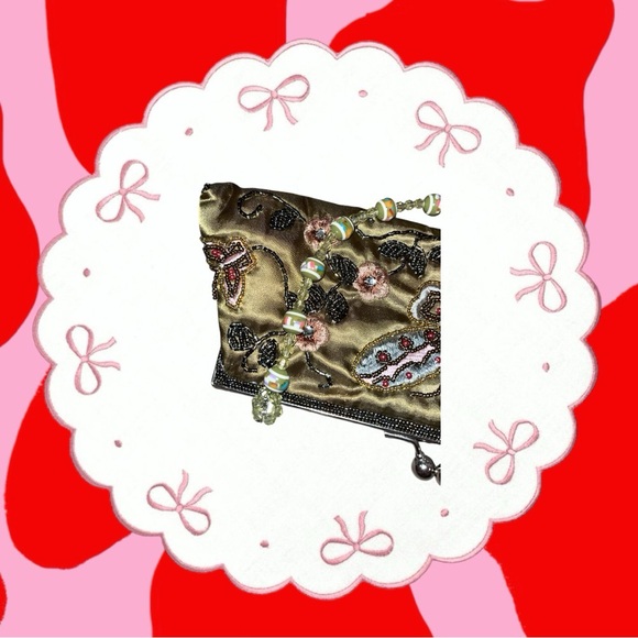 vintage butterfly beaded purse 🧚🏻 - Picture 6 of 8